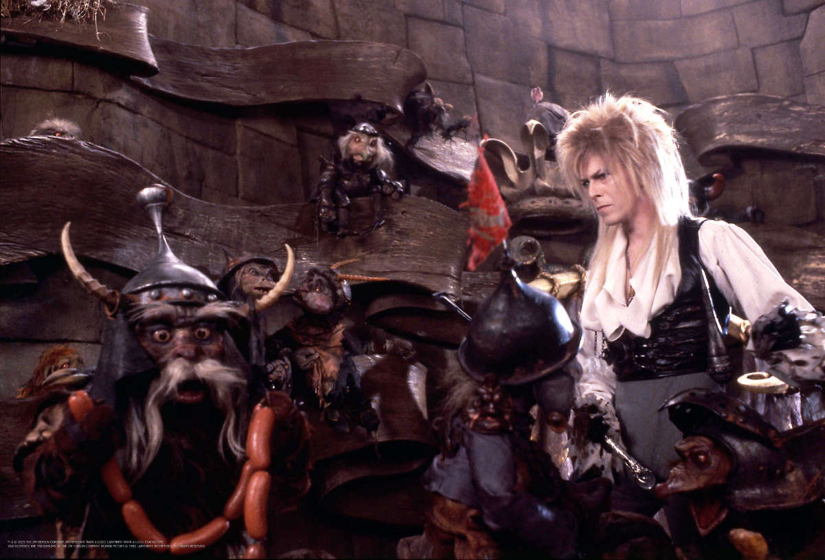 David Bowie as The Goblin King