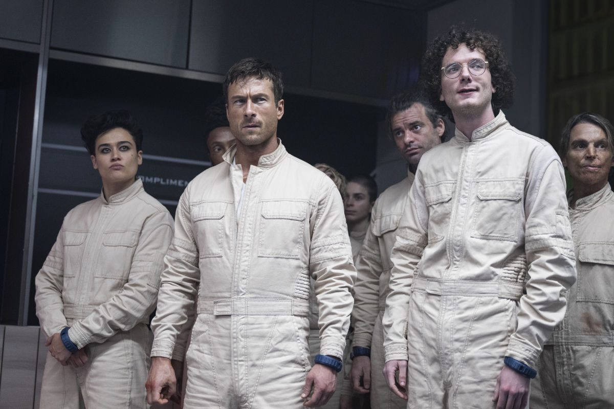 Katy O'Brian, Glen Powell and Martin Herlihy