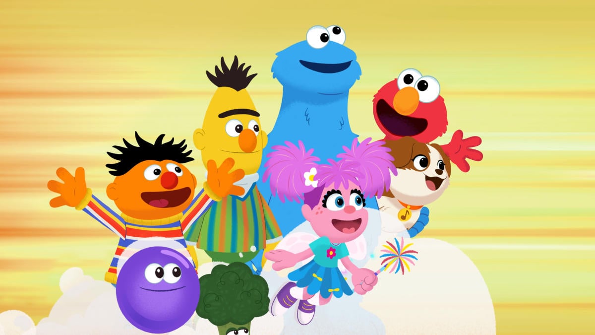 Ernie, Bert, Cookie Monster, Abby Cadabby, Tango and Elmo