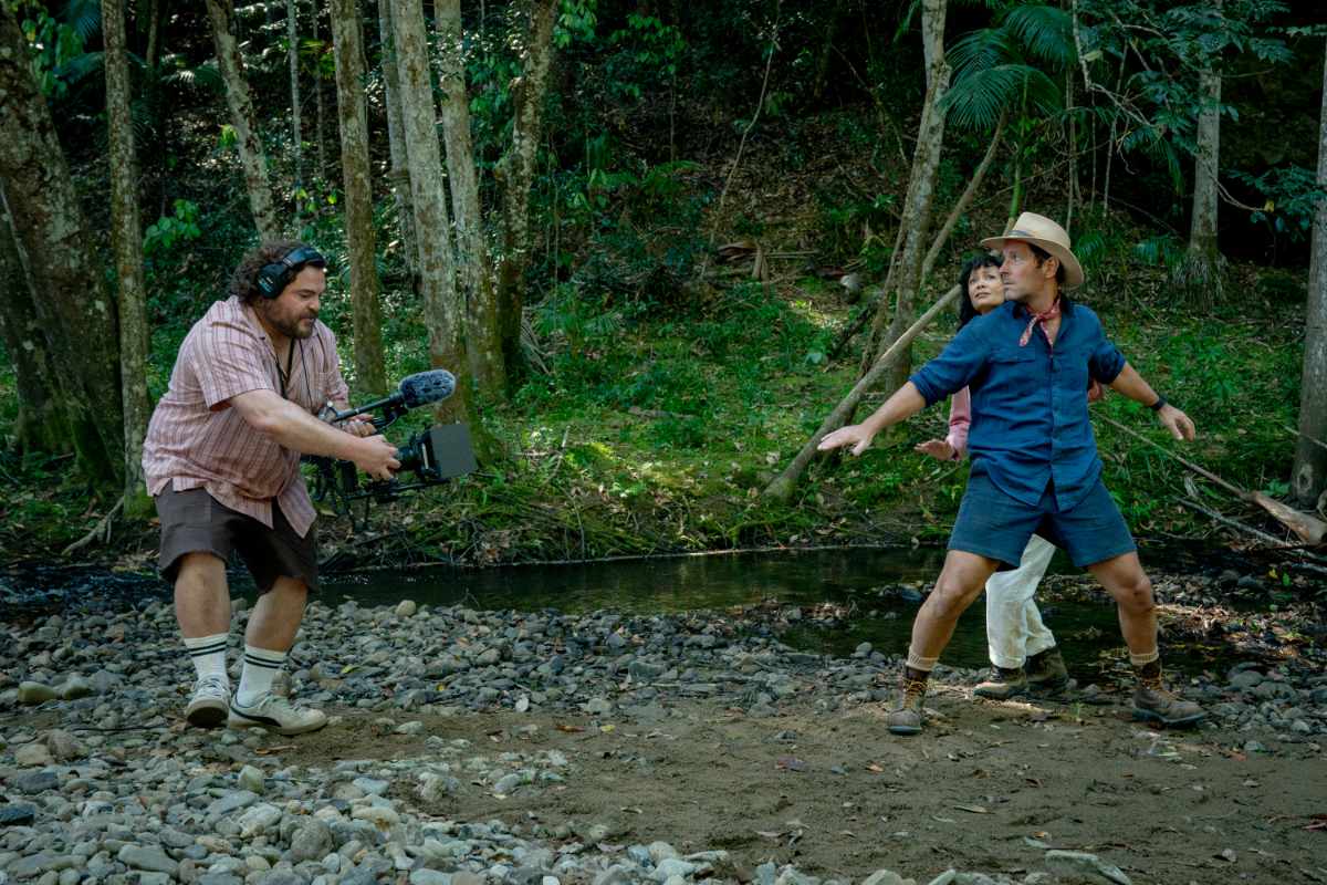 Doug (Jack Black), Claire (Thandiwe Newton) and Griff (Paul Rudd)