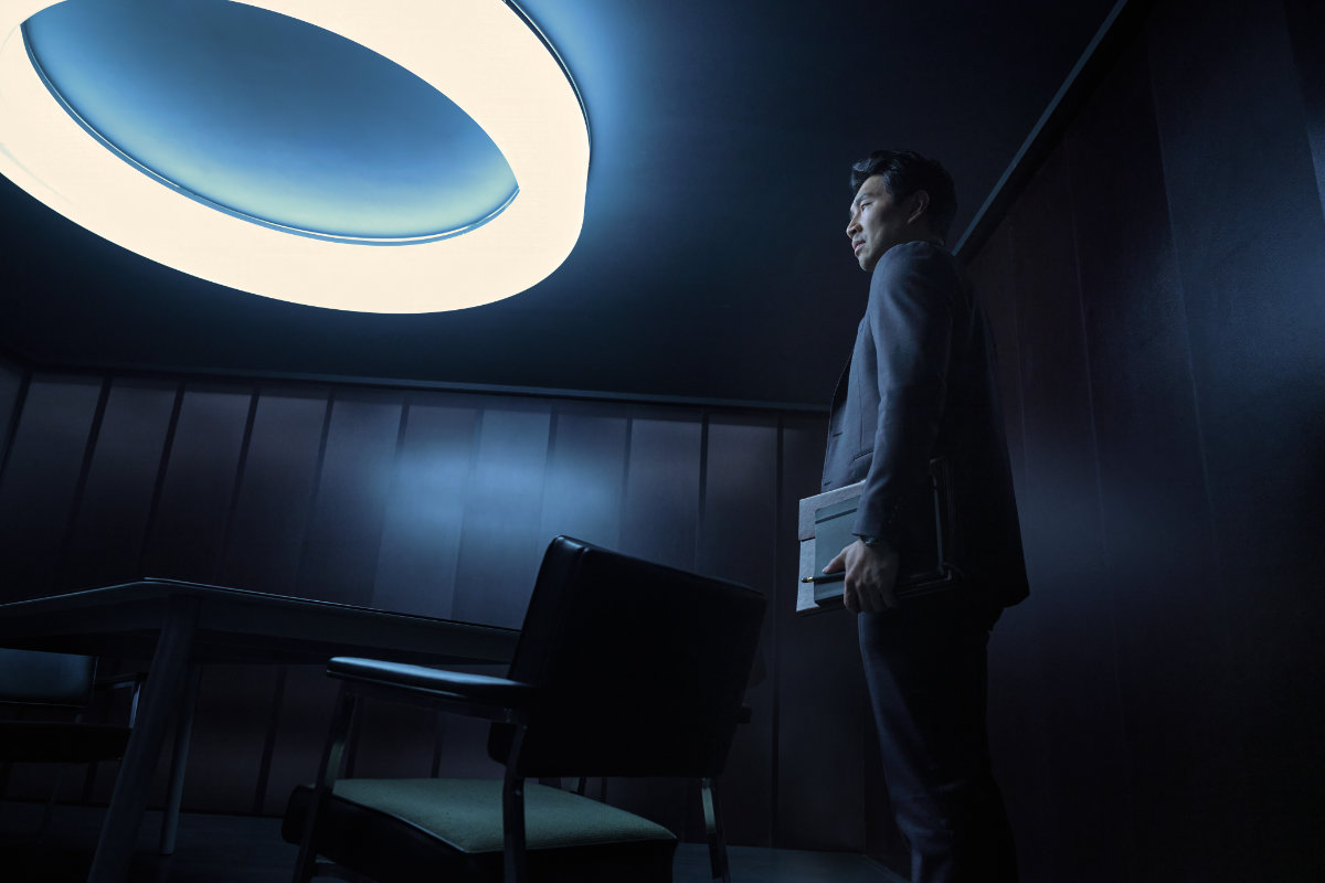 Simu Liu as Alexander in The Copenhagen Test