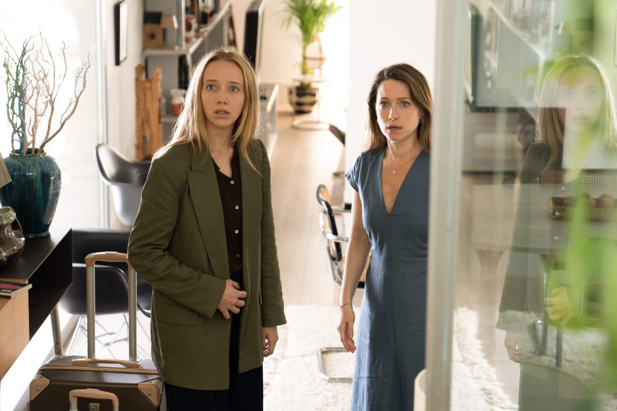 Abby Riser (DELPHI EVANS) and Zoe Hanson (NIAMH WALSH) in Girl Taken