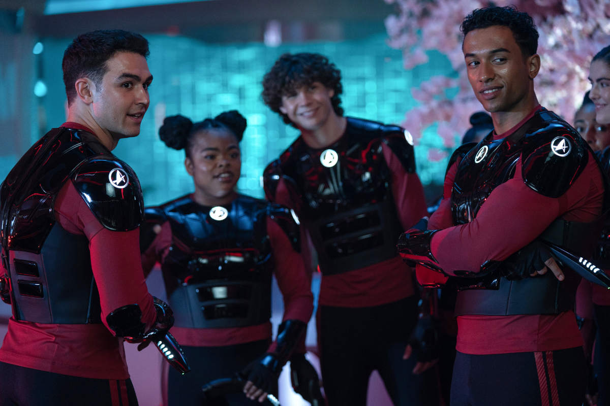 George Hawkins as Darem Reymi, Kerrice Brooks as Sam and Sandro Rosta as Caleb Mir