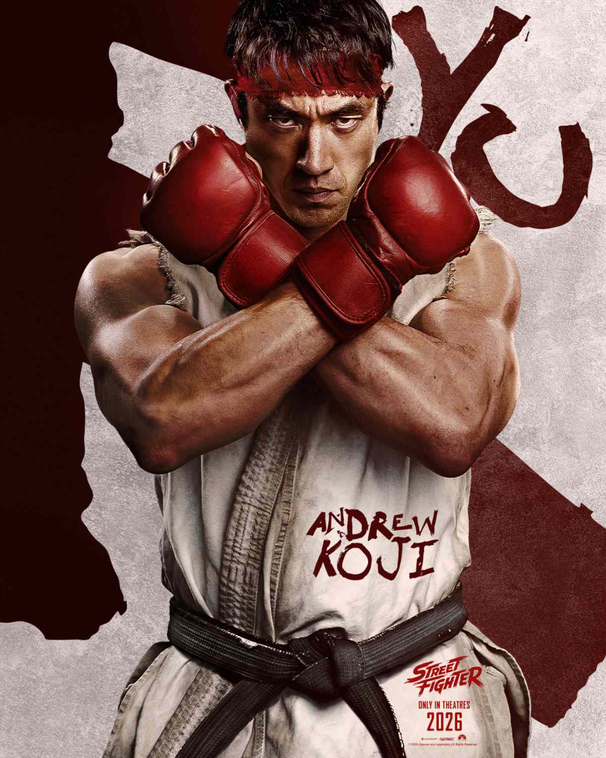 Andrew Koji as Ryu in Street Fighter