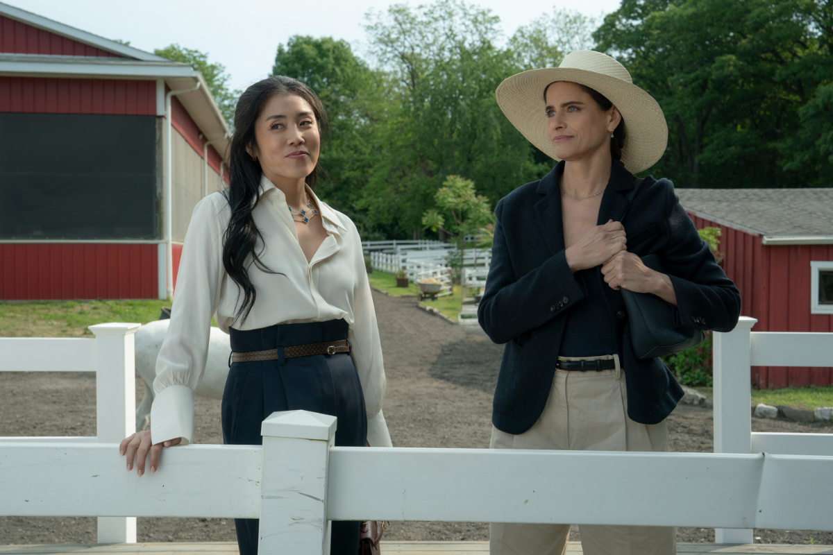 Eunice Bae and Amanda Peet