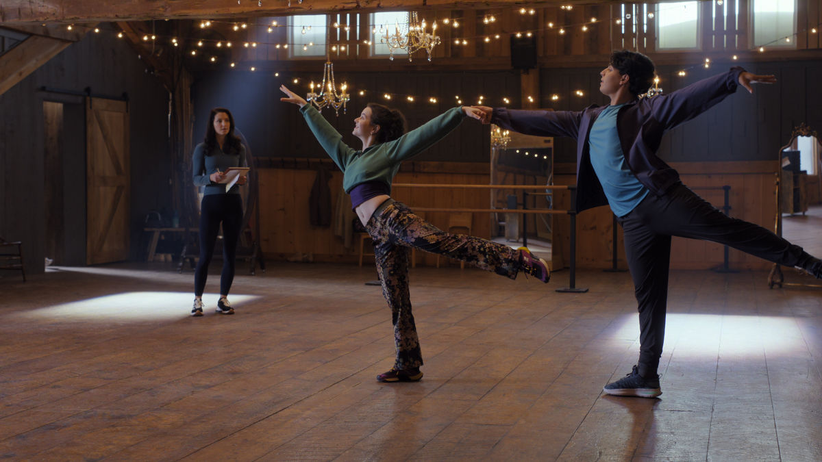 Meredith Forlenza as Camille St. Denis, Alice Malakhov as Maria Russo, and Niko Ceci as Charlie Monroe