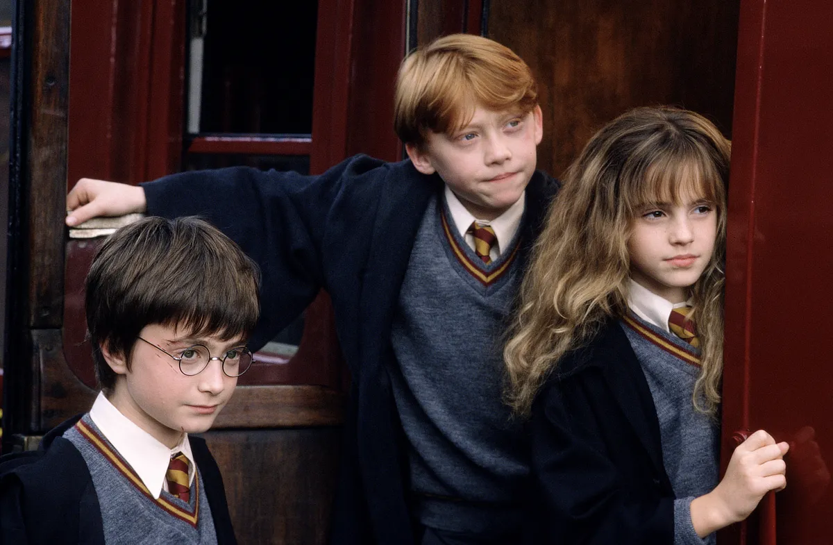 Daniel Radcliffe, Rupert Grint, and Emma Watson