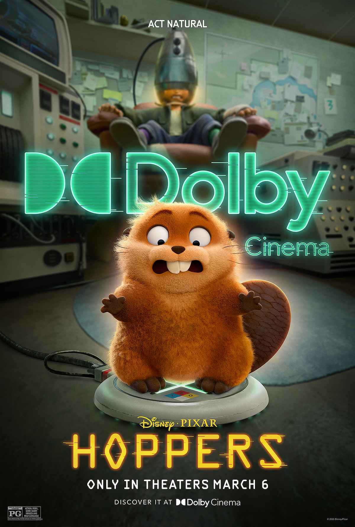 Dolby Cinema poster for Pixar movie