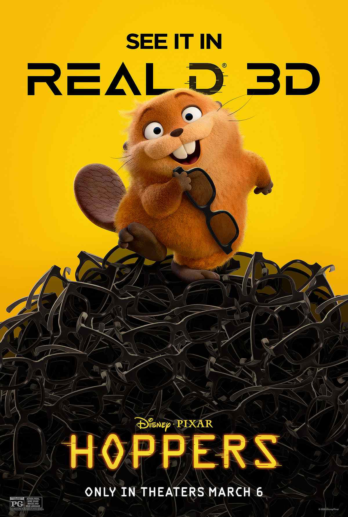 RealD 3D poster for Pixar movie