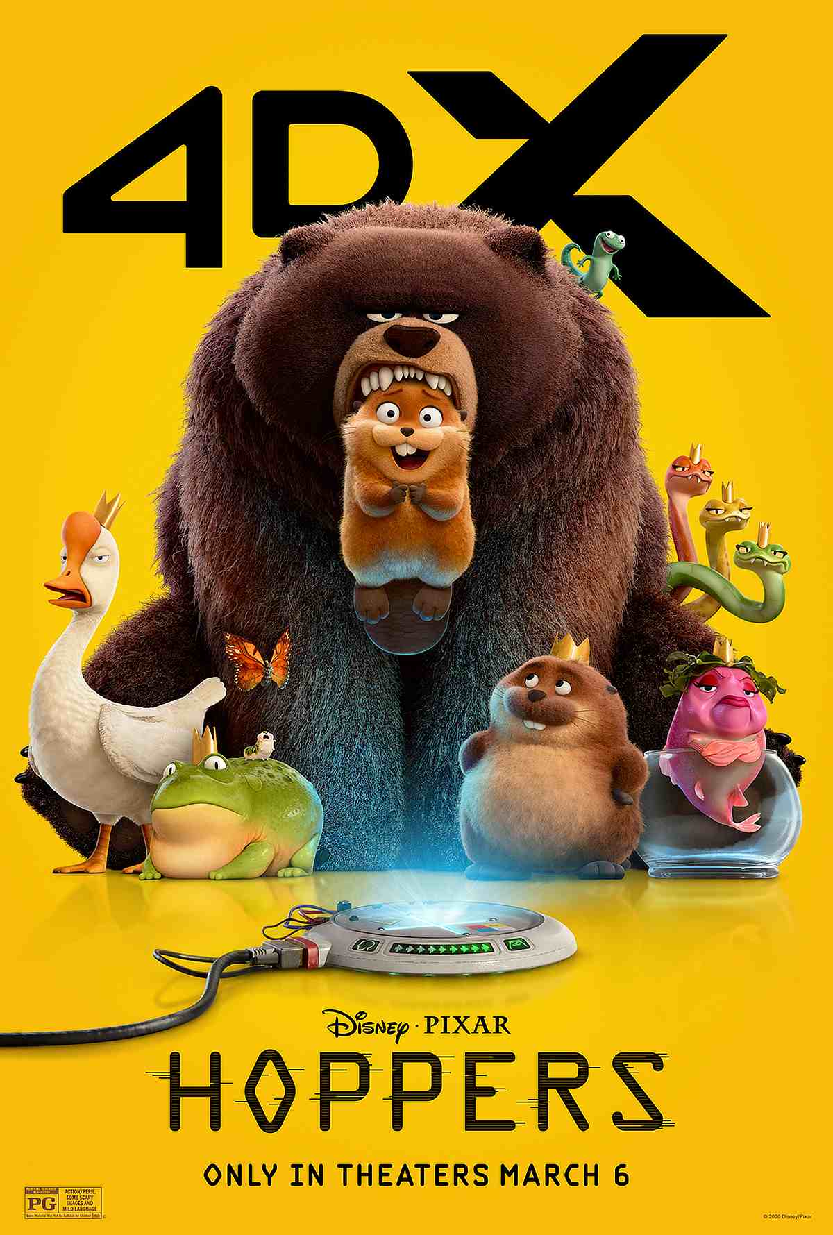 4DX poster for Pixar movie