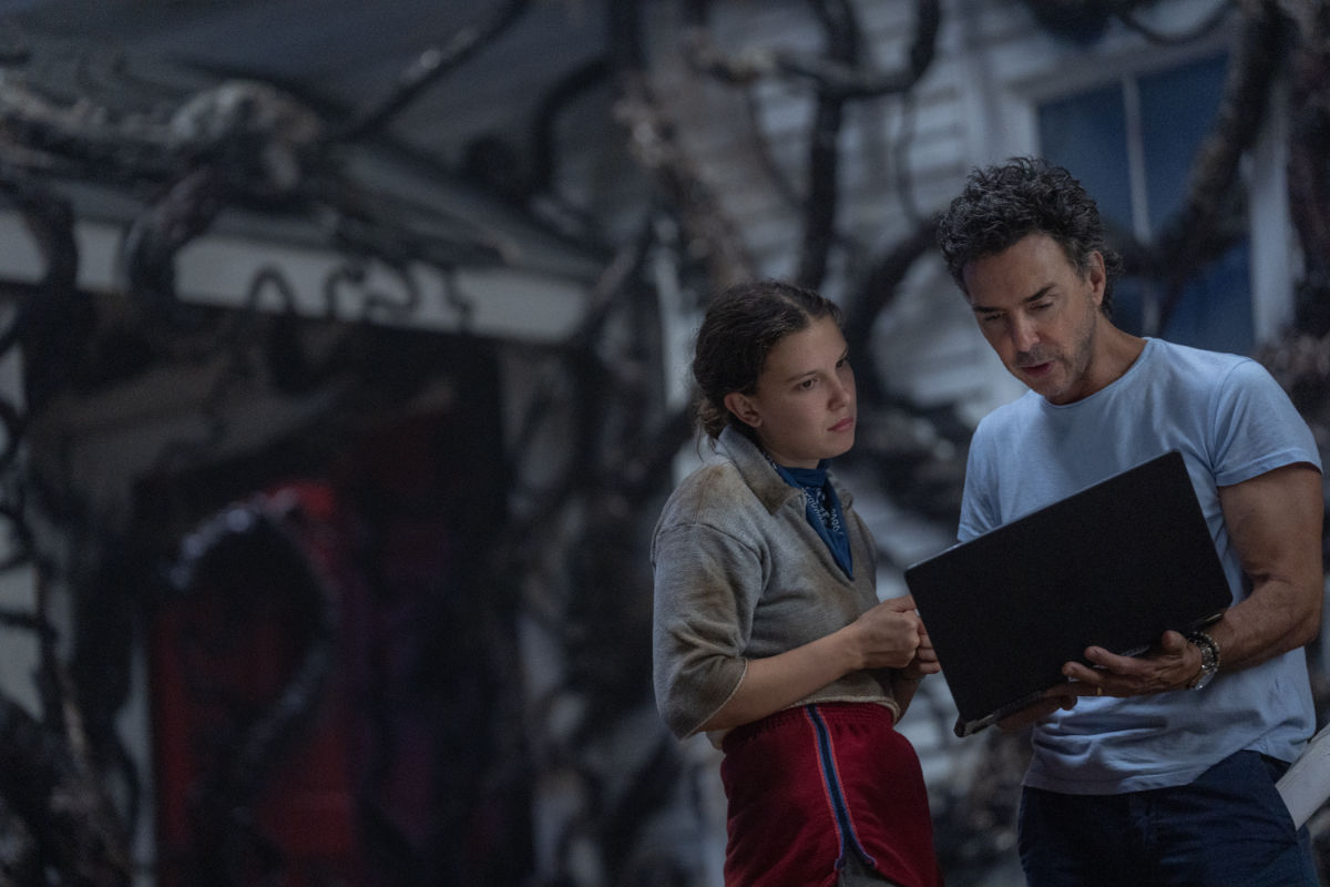 Millie Bobby Brown as Eleven and Executive Producer Shawn Levy in One Last Adventure.