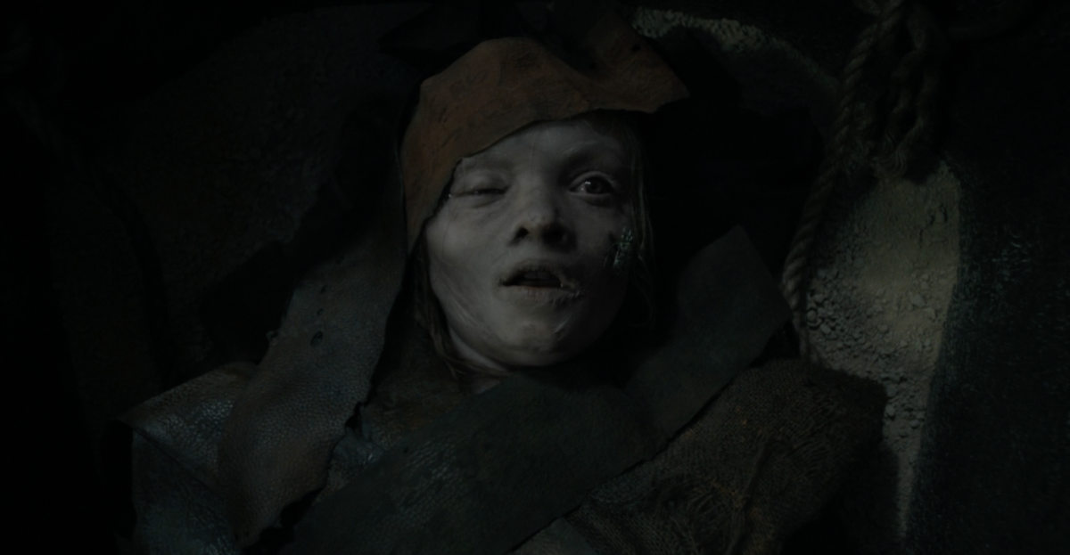 A photo from the new Lee Cronin film.