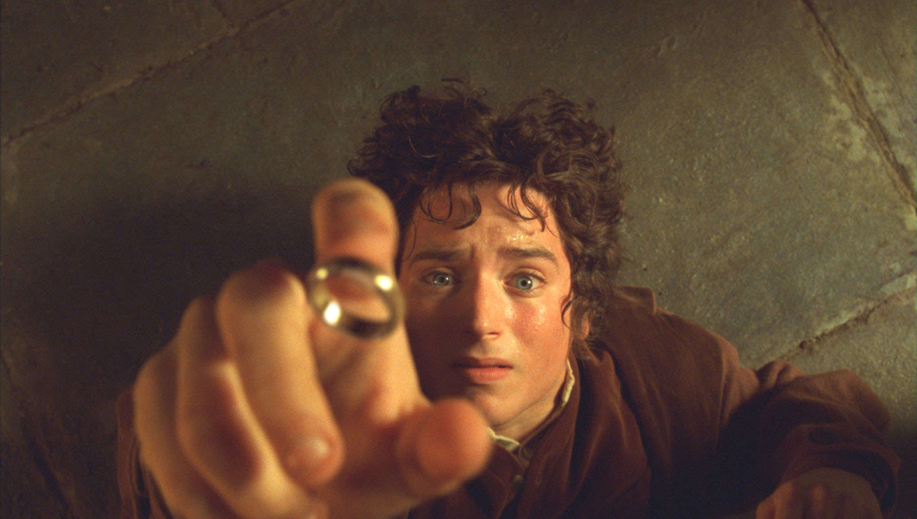 Elijah Wood as Frodo Baggins