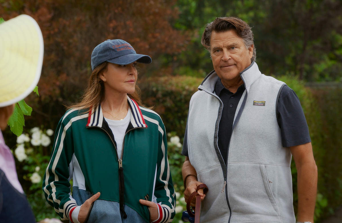 Christa Miller and Ted McGinley