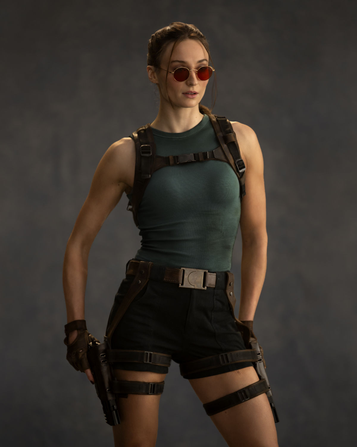 First Look at Sophie Turner as Lara Croft in Tomb Raider