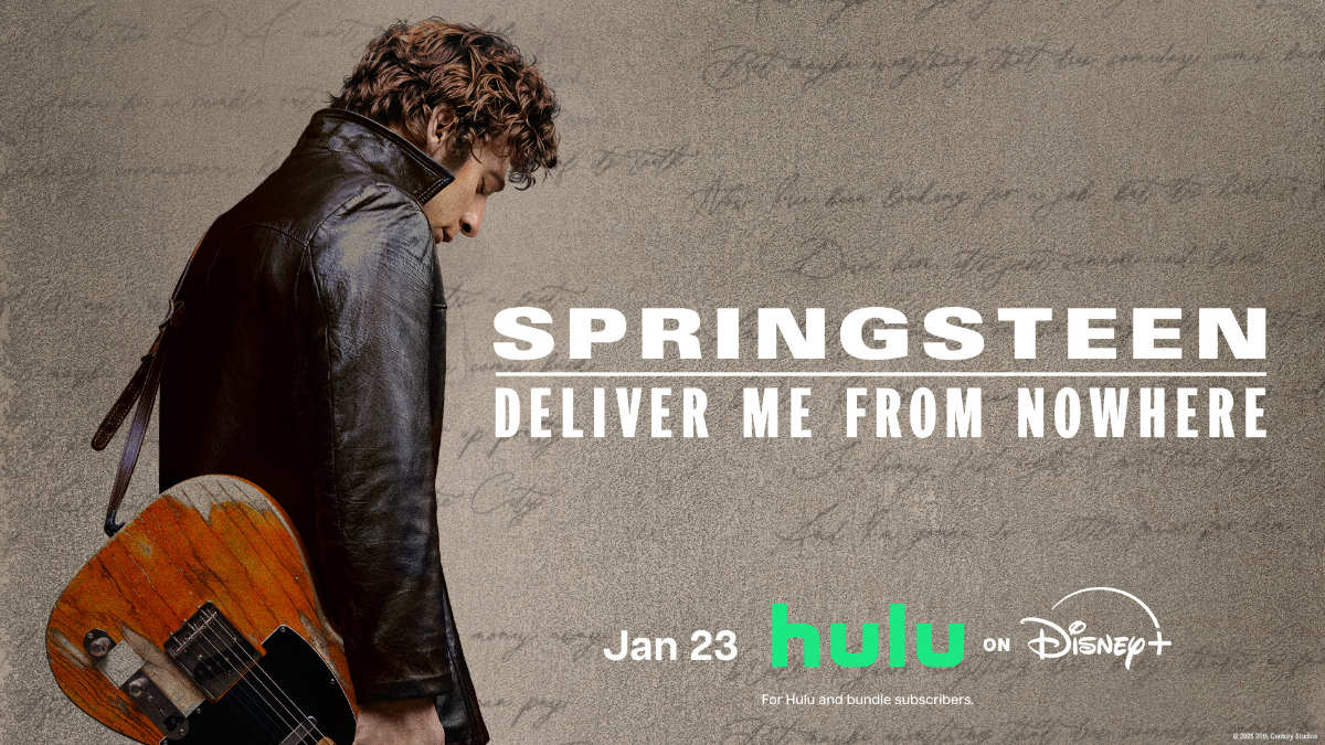 Springsteen: Deliver Me from Nowhere to Debut Hulu and Disney+