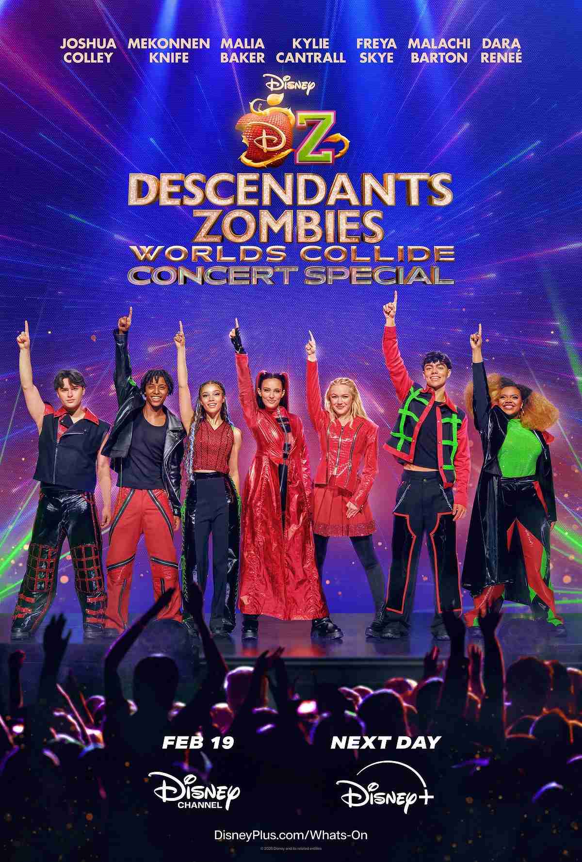 Descendants/ZOMBIES Worlds Collide Concert Coming to Disney+ and Disney Channel