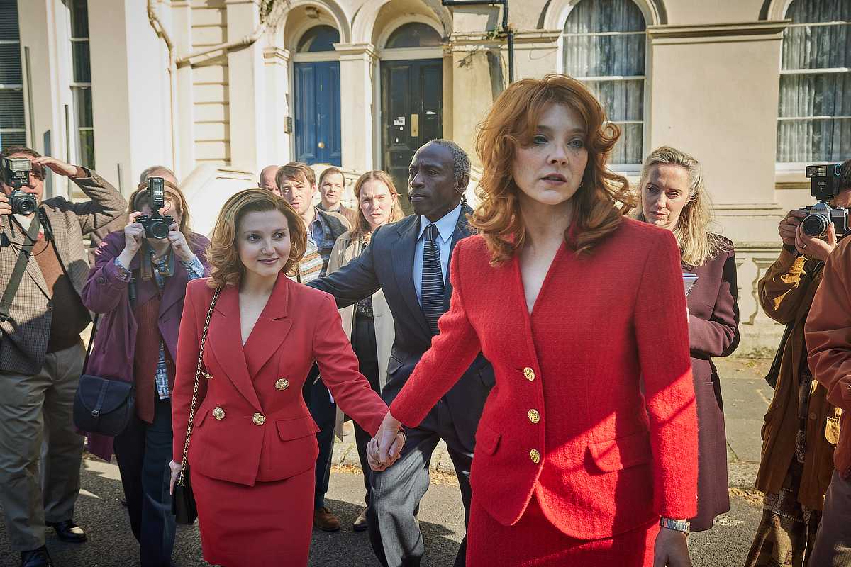 Mia McKenna-Bruce as Jane Andrews and Natalie Dormer as Sarah Ferguson