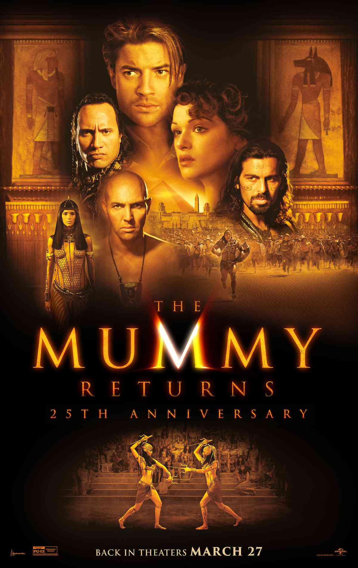 The Mummy Returns 25th Anniversary Re-Release Poster