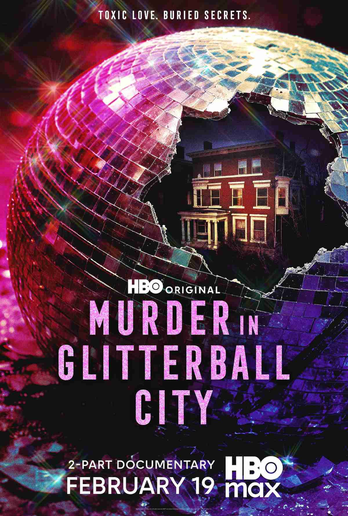 Murder in Glitterball City key art