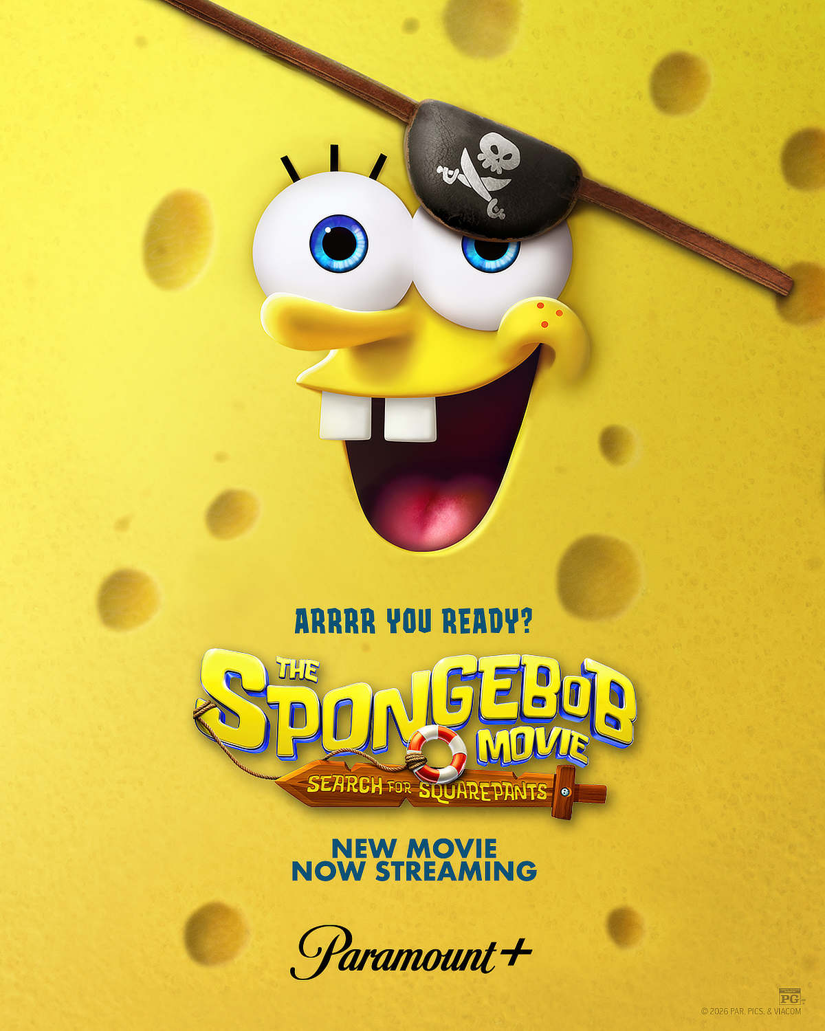 The SpongeBob Movie: Search for SquarePants Hits Paramount+