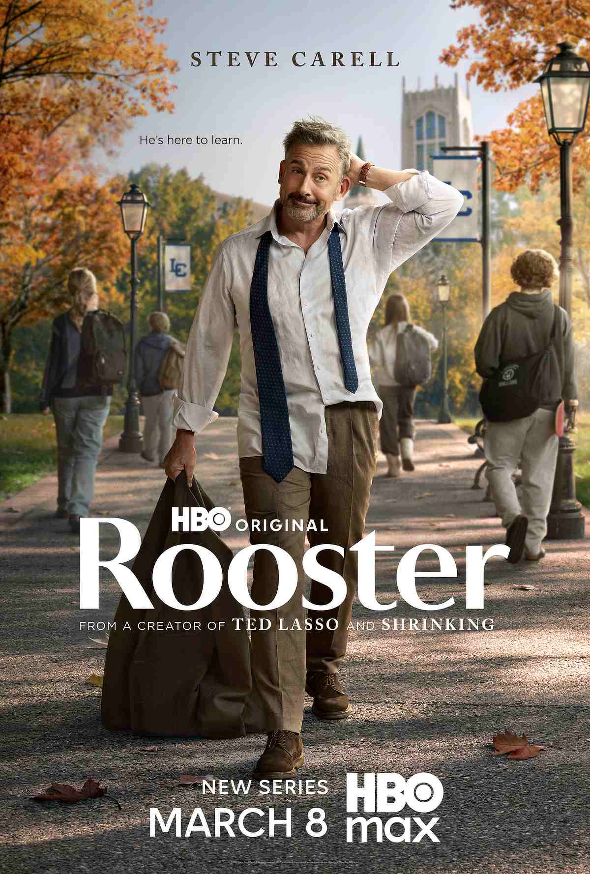 Steve Carell in the key art for Rooster