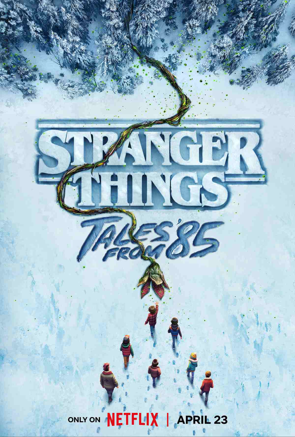 Stranger Things: Tales From '85 key art