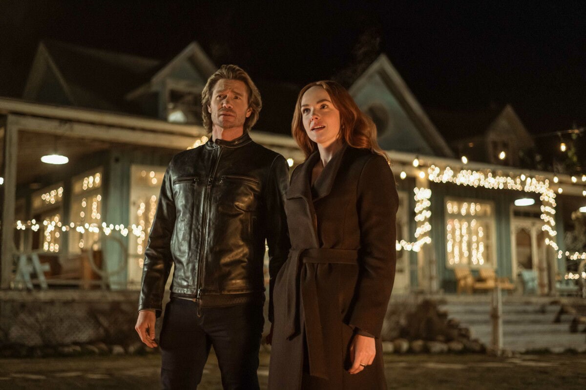 Chad Michael Murray as Cal and Morgan Kohan as Maggie