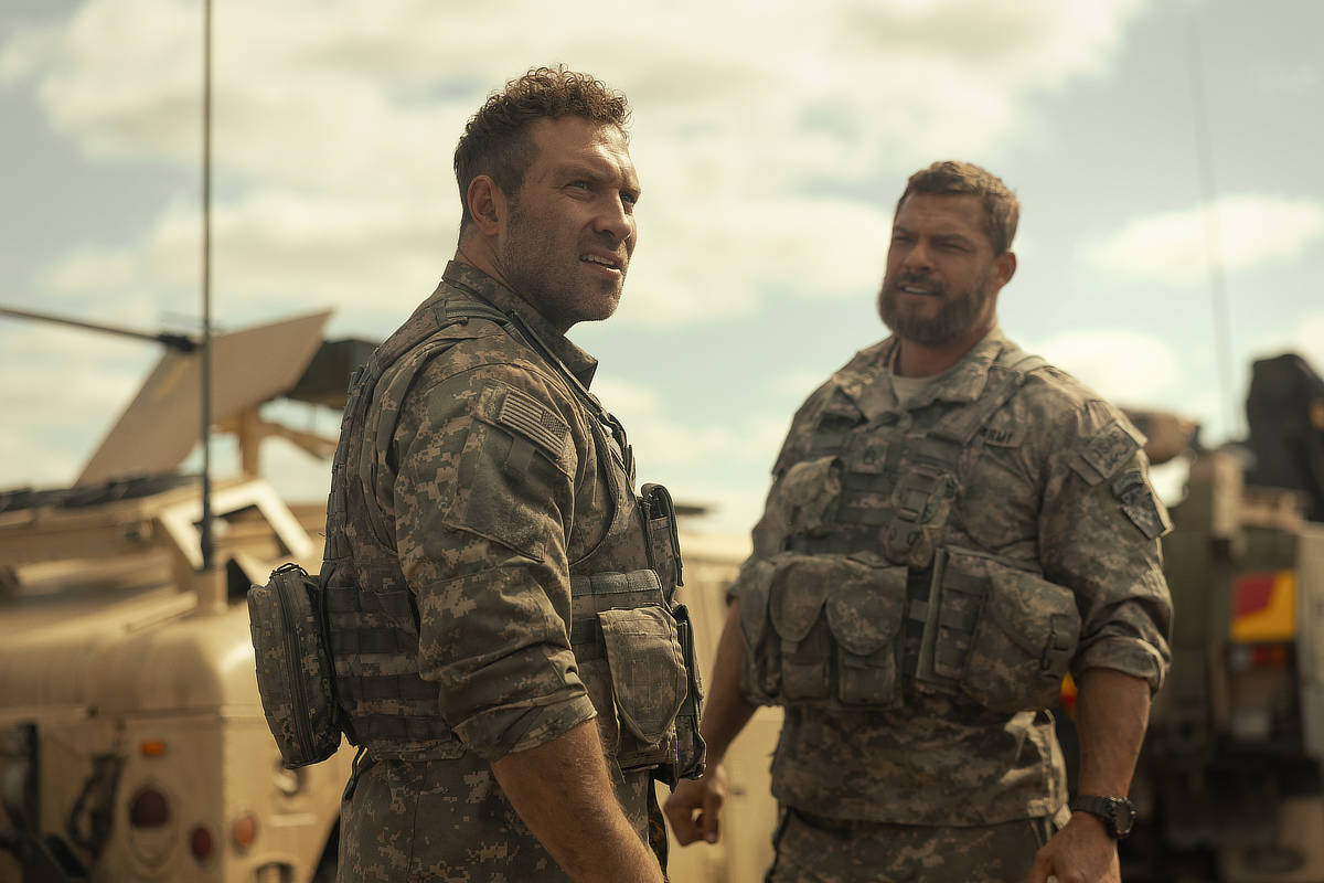Jai Courtney as Squad Leader and Alan Ritchson as 81