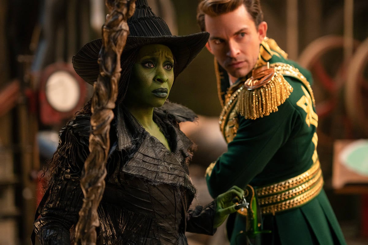 Cynthia Erivo is Elphaba and Jonathan Bailey is Fiyero