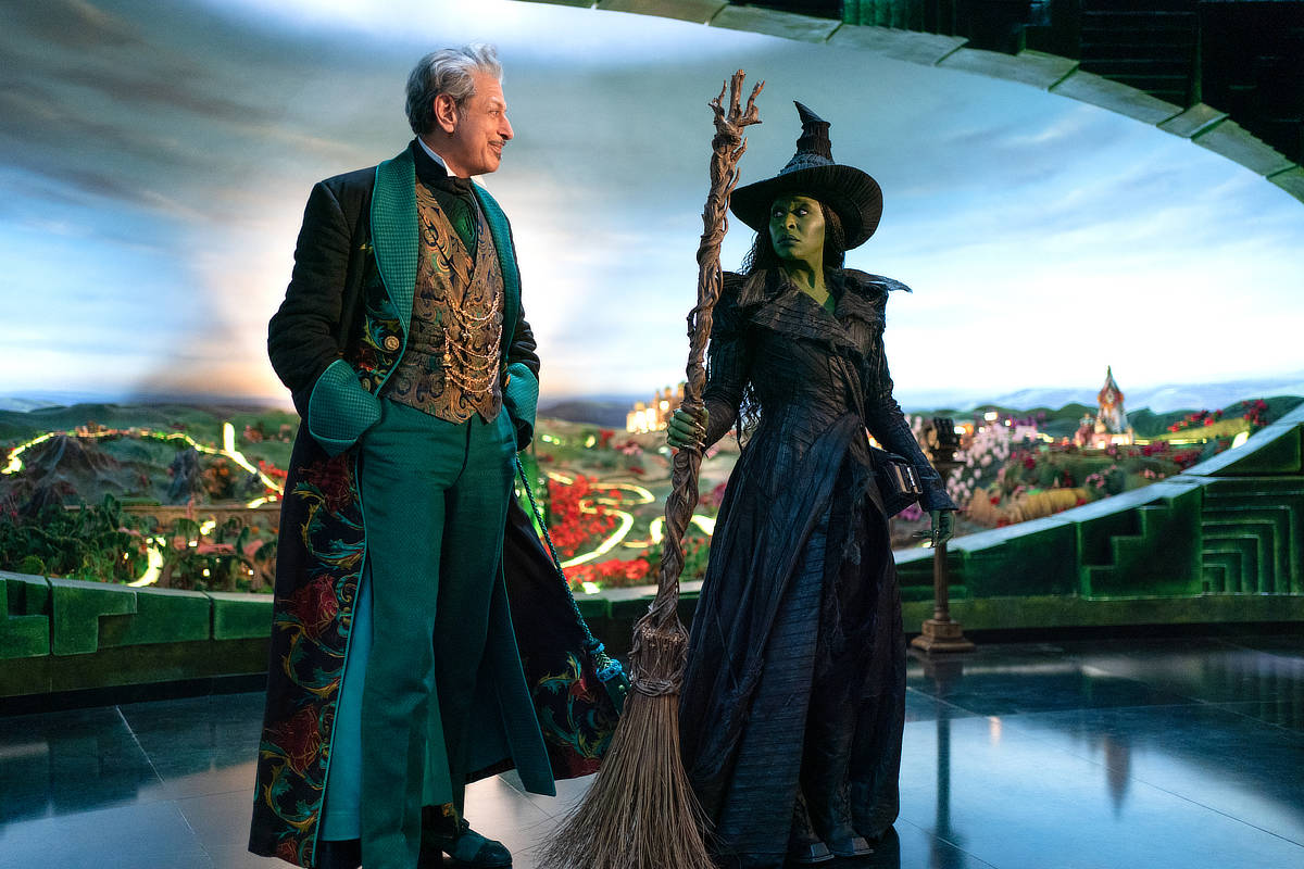 Jeff Goldblum is The Wizard of Oz and Cynthia Erivo is Elphaba