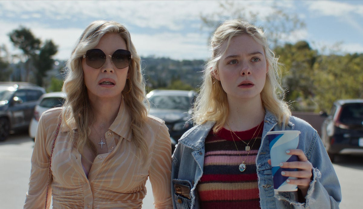 Michelle Pfeiffer and Elle Fanning in Margo’s Got Money Troubles