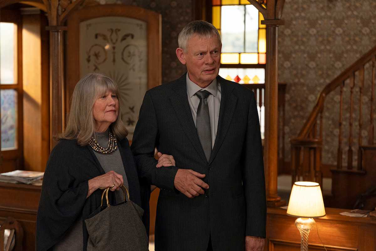 Judith Ivey and Martin Clunes