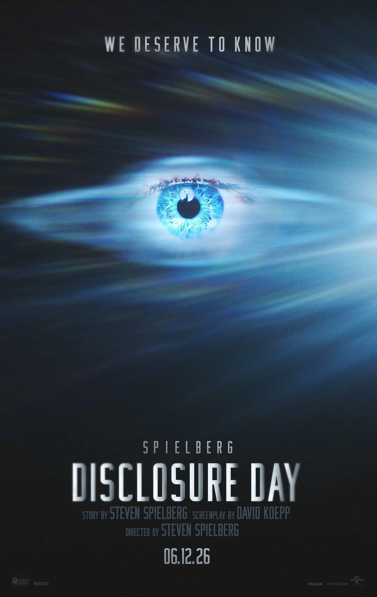 Disclosure Day poster from Steven Spielberg