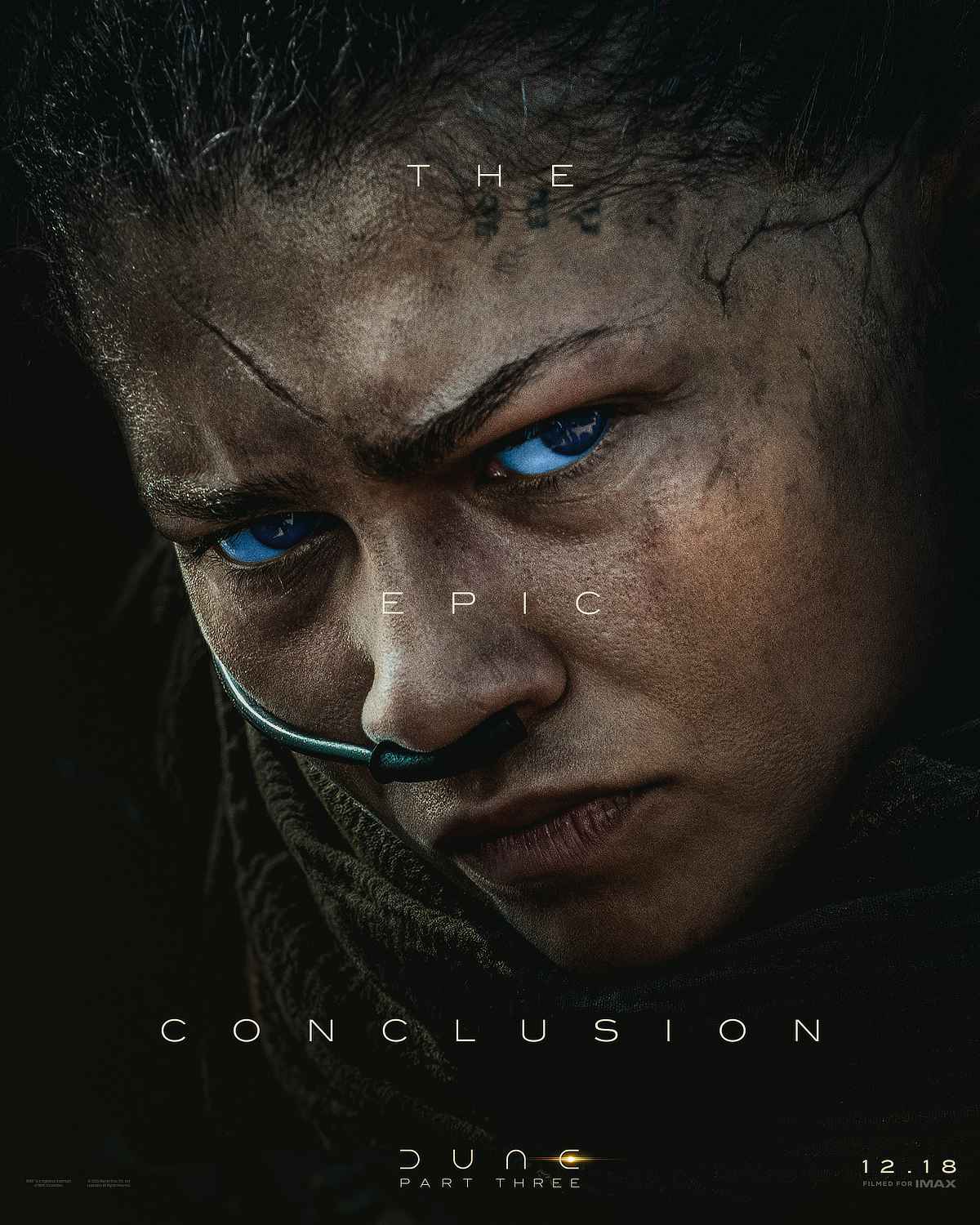 Zendaya as Chani in Dune: Part Three
