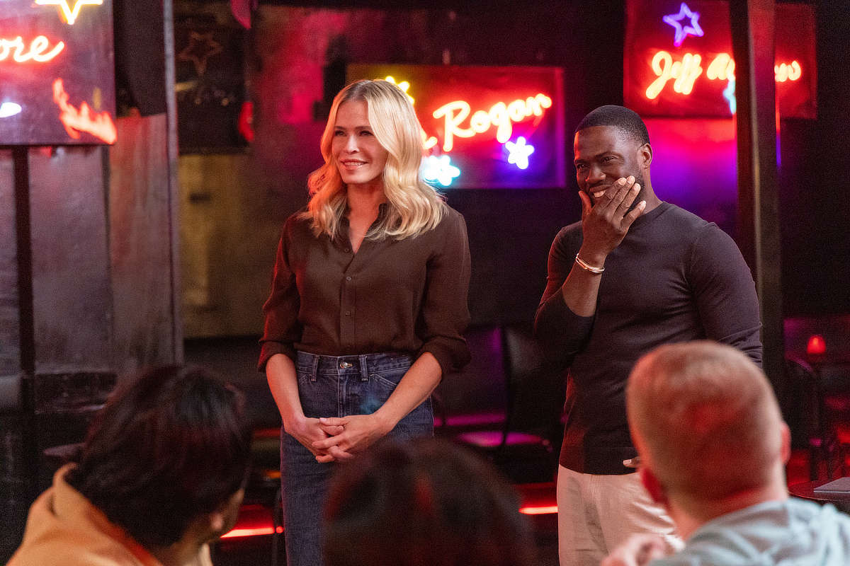 Chelsea Handler and Kevin Hart