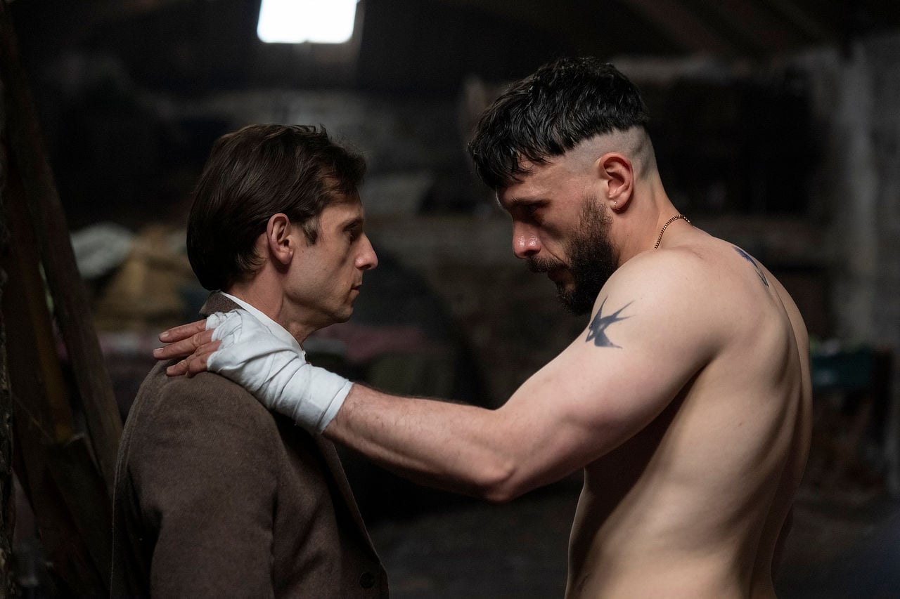 Jamie Bell and Richard Gadd in Half Man, debuting on HBO and HBO Max in April