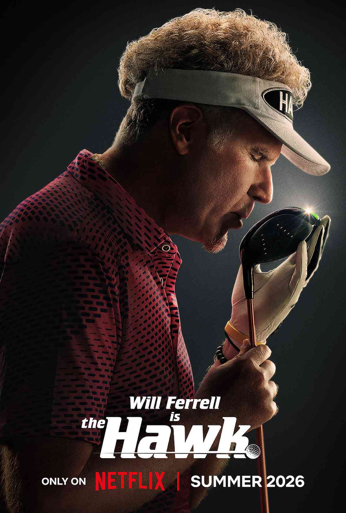 Will Ferrell as golf legend Lonnie "The Hawk" Hawkins