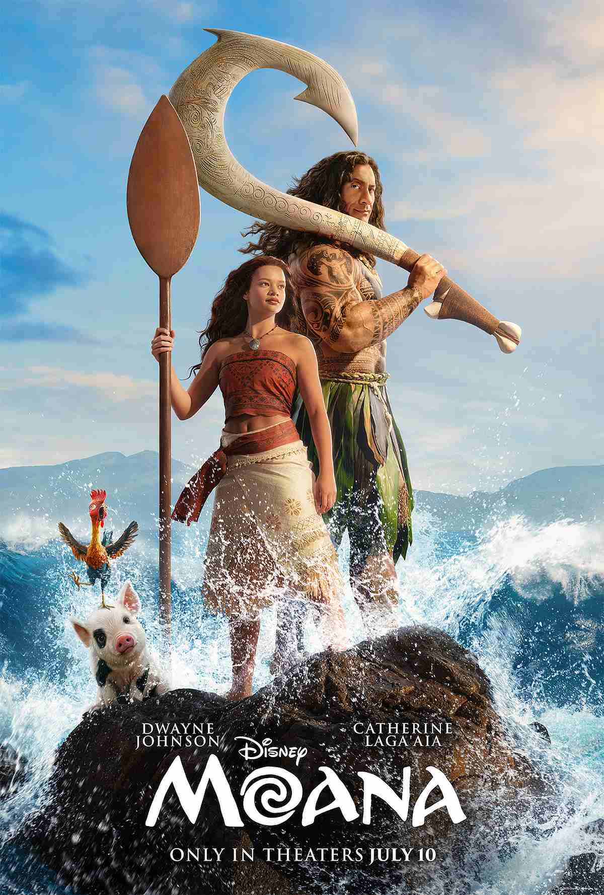 Live-action Moana poster