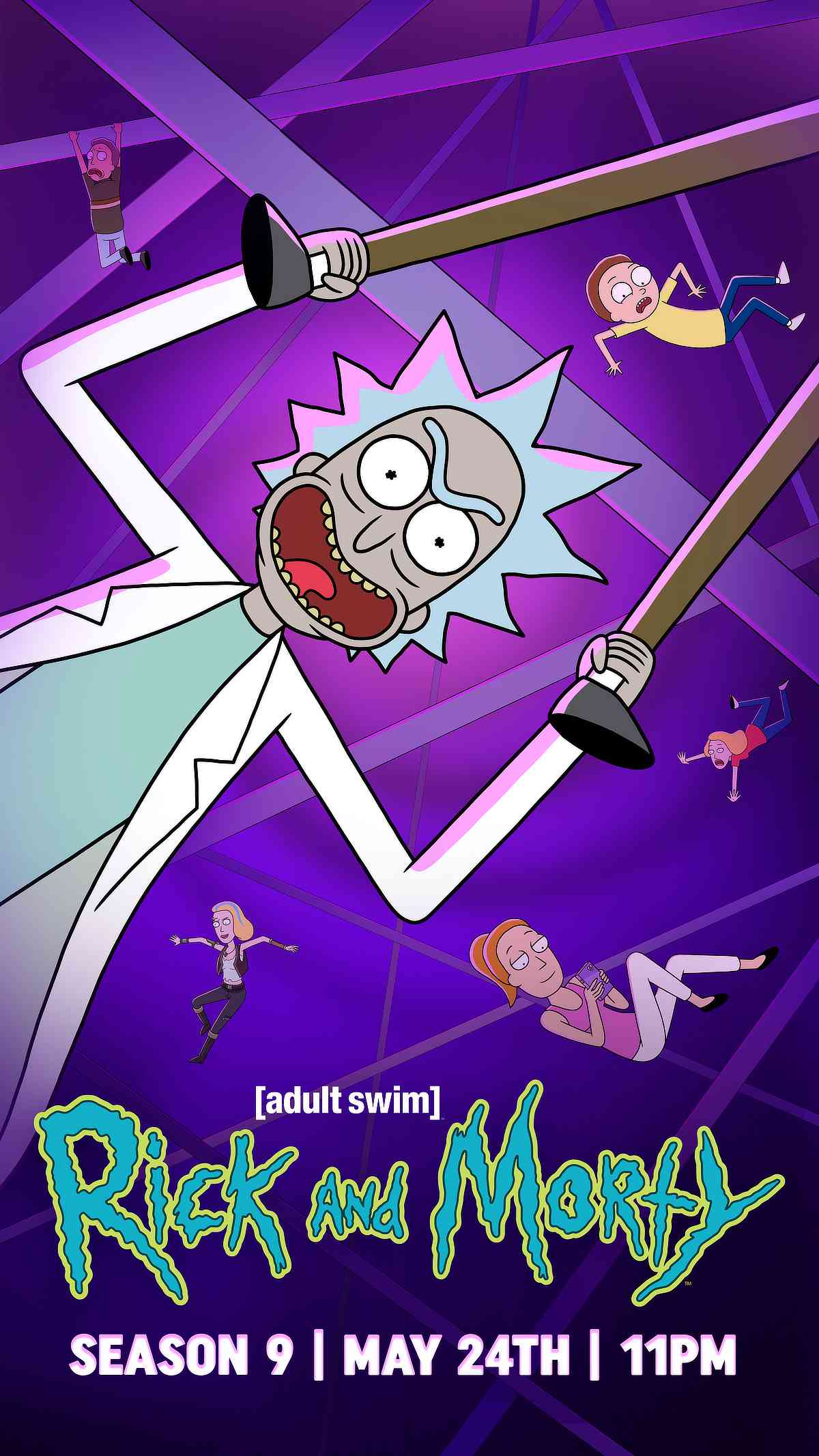 Rick and Morty Season 9 key art