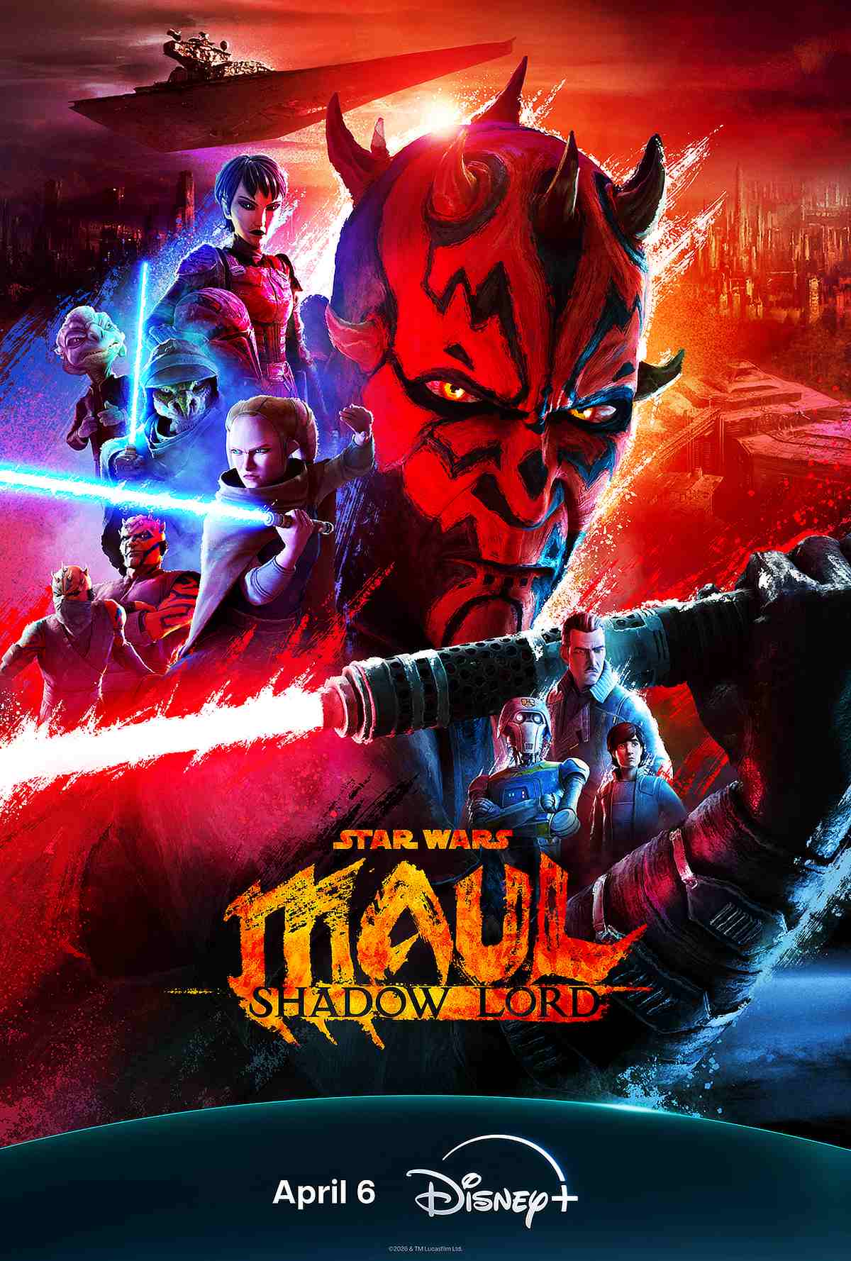 Star Wars: Maul - Shadow Lord key art