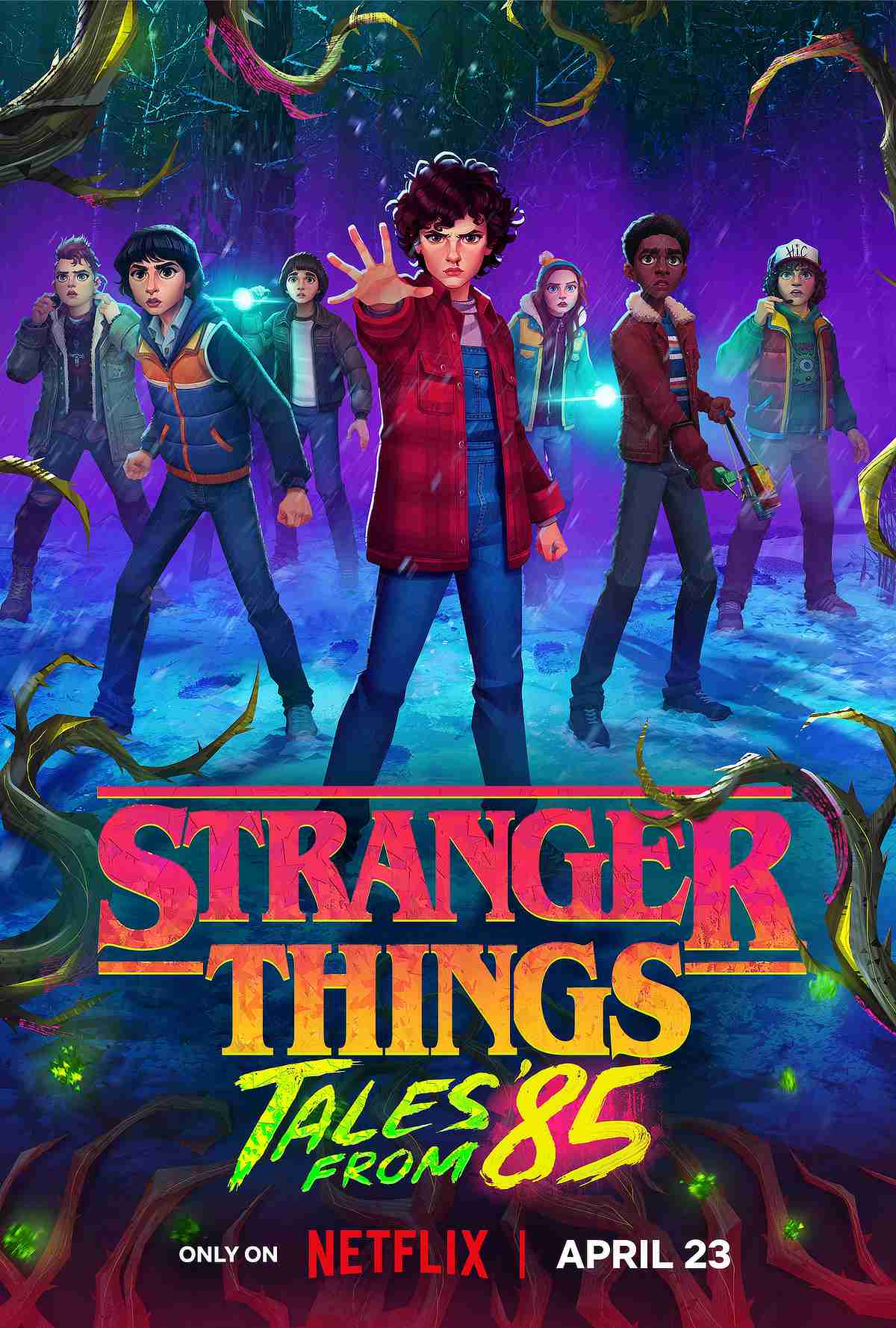 Stranger Things: Tales From '85 key art