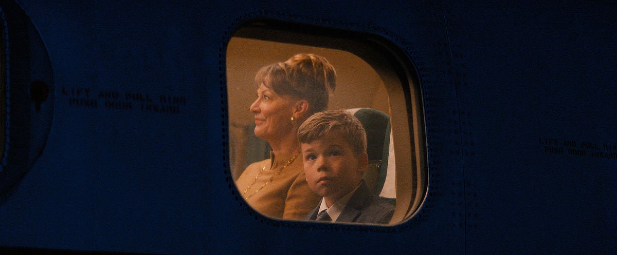 Clark Shotwell and Kelly Eviston-Quinnett in Propeller One-Way Night Coach