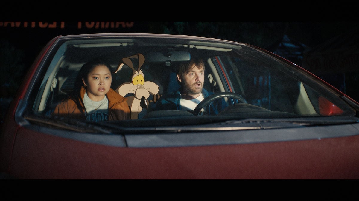 Lana Condor and Will Forte