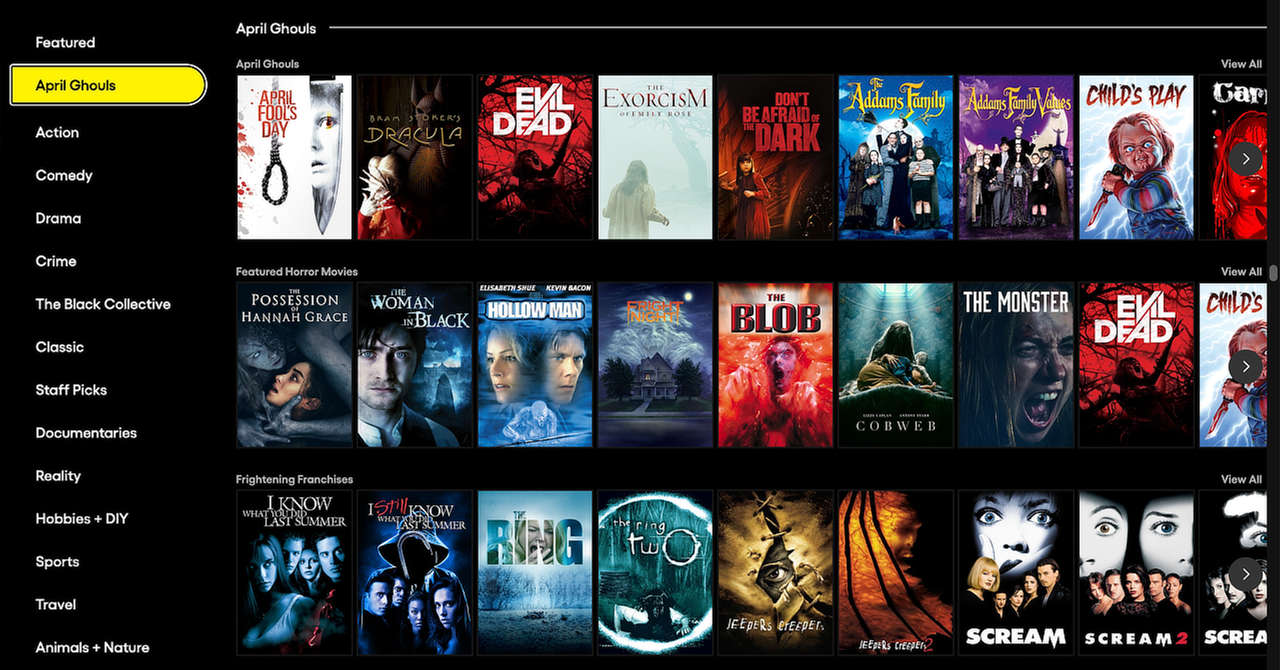 April Ghouls Launched by Pluto TV for Halfway to Halloween