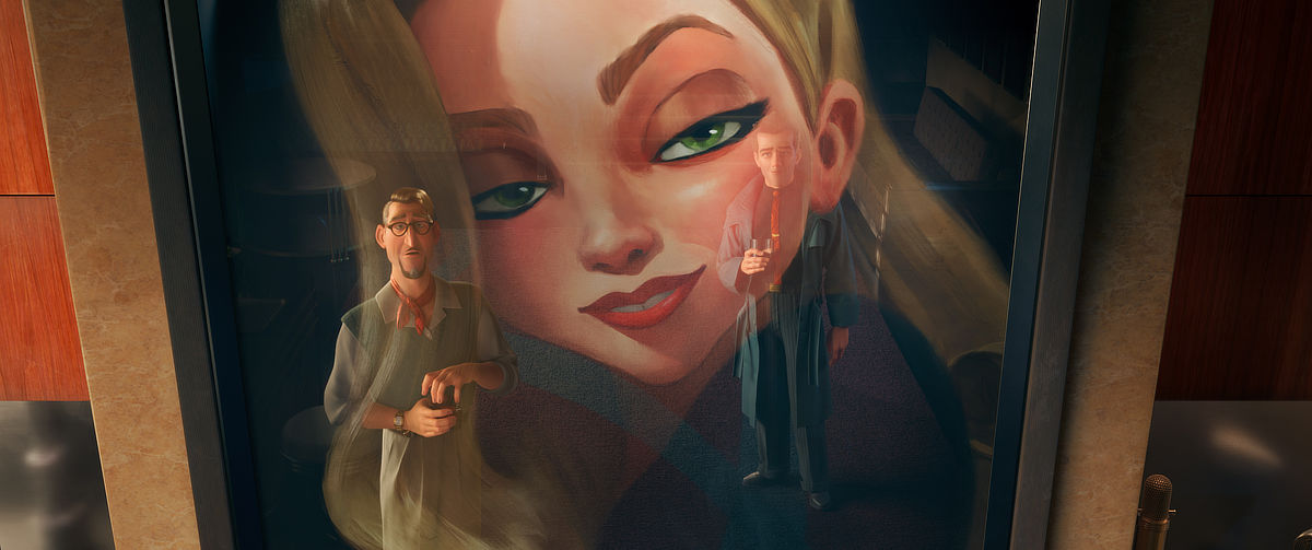 Sam Rockwell and Scarlett Johansson