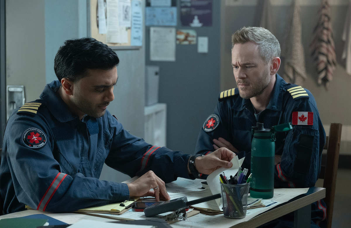 Praneet Akilla as Chopper and Aaron Ashmore as Wheezer