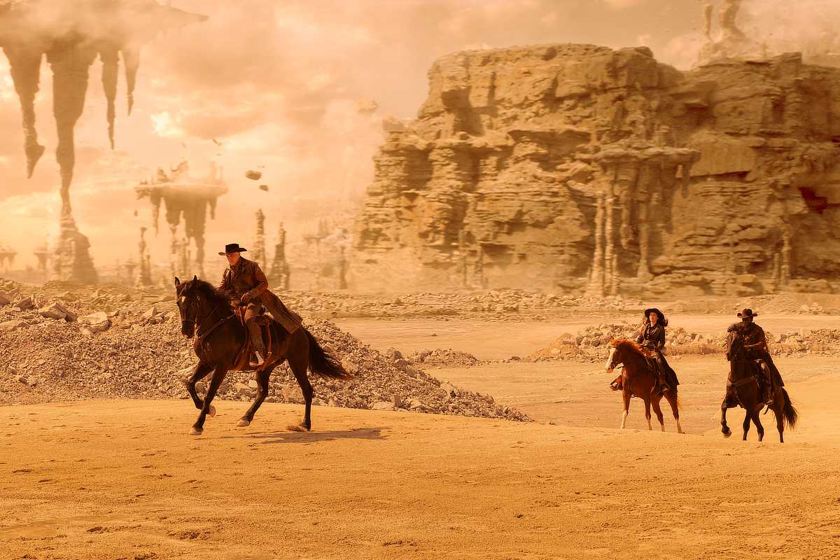 Anson Mount as Captain Pike, Christina Chong as La’an Noonien-Singh, and Babs Olusanmokun as Dr. M’Benga