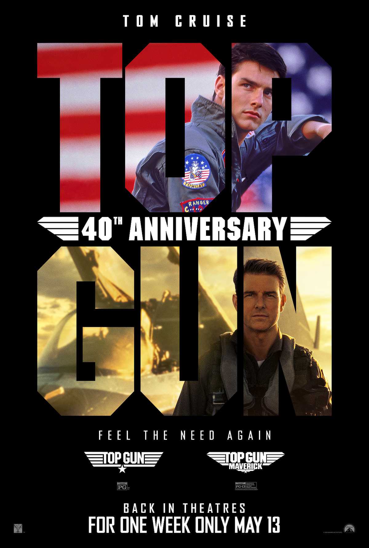 Top Gun 40th Anniversary poster