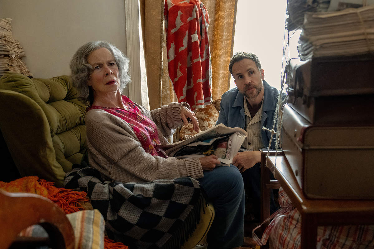 Celia Imrie and Rafe Spall